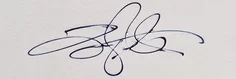 A sample signature, before and after cropping to 236×79px